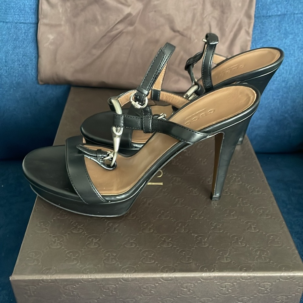 NWT - Authentic Gucci Washed Soft Calf Nero. Size 36. - Picture 3 of 10